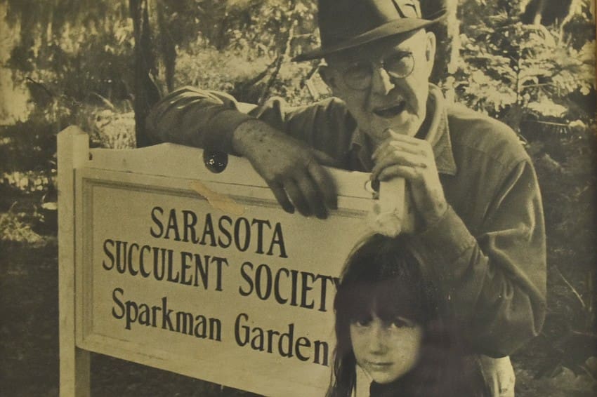 Sarasota Succulent Society Sign from History